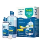 Kit Renu Fresh Solu&ccedil;&atilde;o Multiuso para Lentes 355ml + 120ml + Estojo Para Lentes Bausch Lomb 475ml 